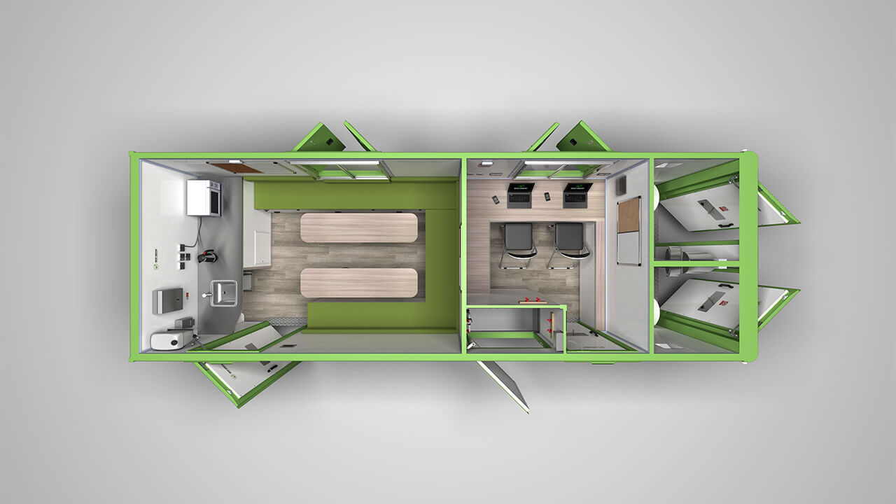 Deep Green Welfare Cabin