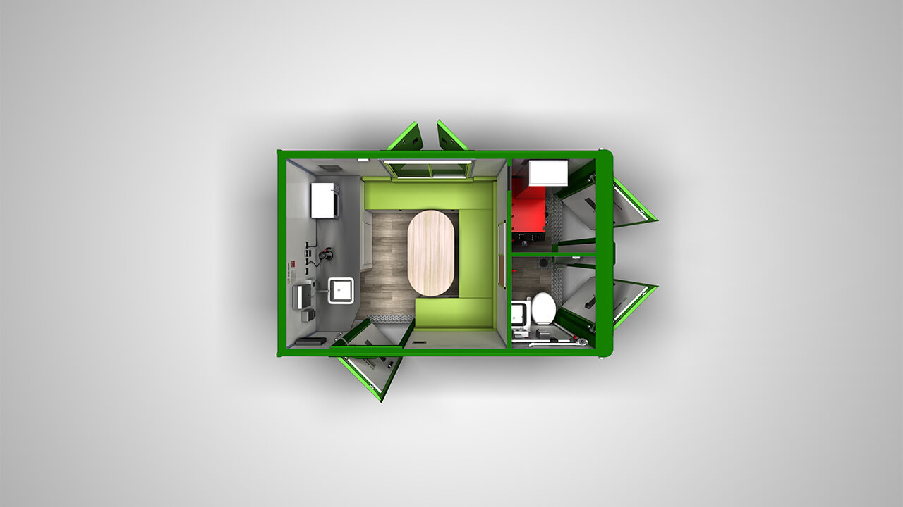 Deep Green Welfare Cabin